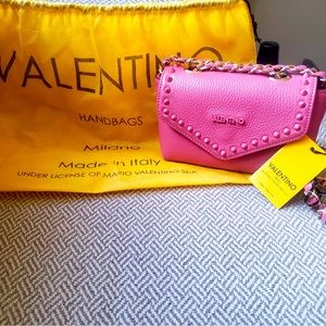 Brand New, Valentino “Hot Pink” Crossbody Bag w/ Valentino Dust Bag Included